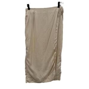Women’s‎ & Other Stories Lyocell Skirt Midi Tan Size US 8 Wrap Tie Skirt